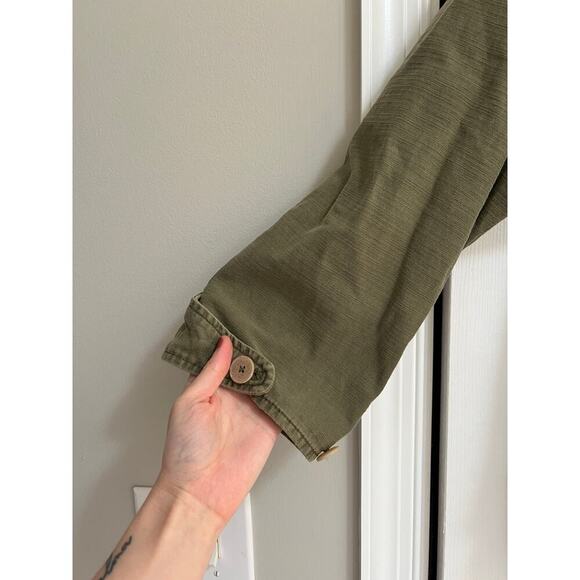 Free People Green Utility Joshua Tree Hooded Oversized Jacket - Picture 7 of 9